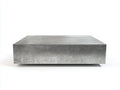 Couchtisch Betonoptik 110x65x34 cm - grau - massiver Blockstil für Wohnzimmer